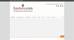 Desktop Screenshot of hueters.com